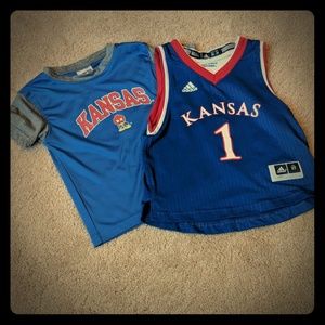 KU Jayhawk shirt& Jersey